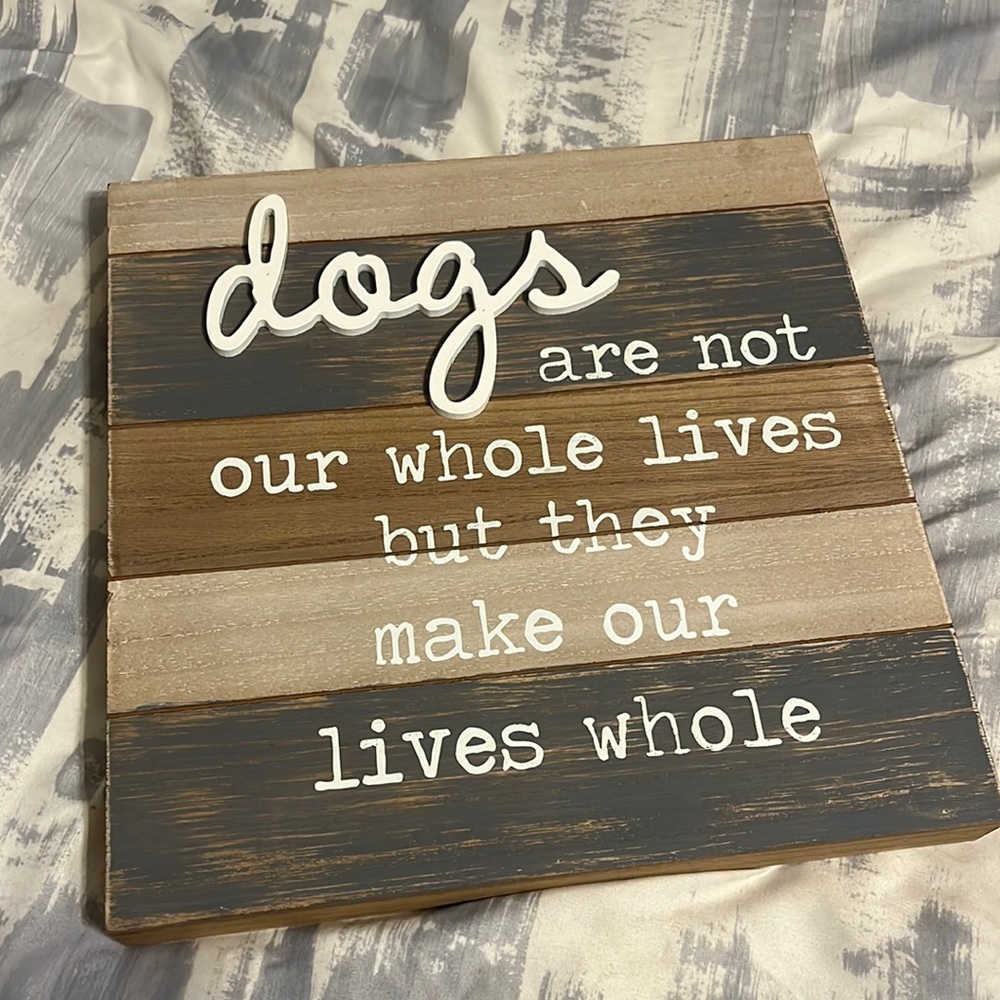 NWT dogs sign